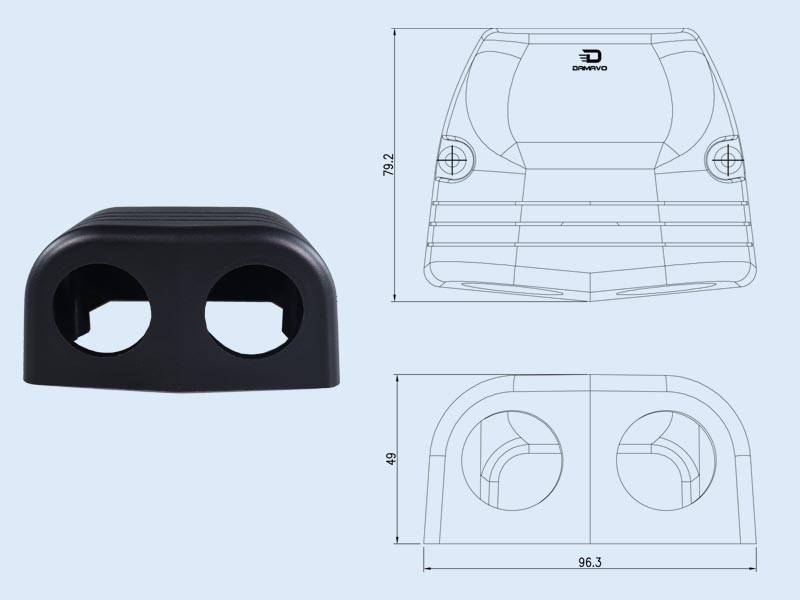 panel mount usb charger YMP003ajc