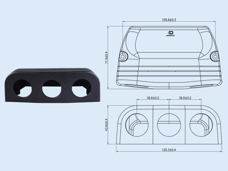 panel mount usb charger YMP005exm