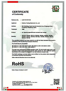 rohs -Certificationsiux