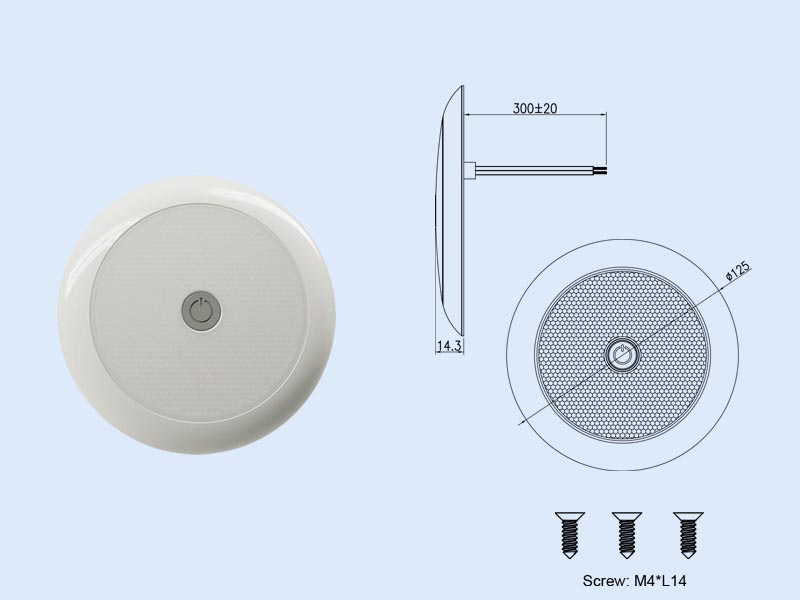 bus ceiling lights YML072fwz