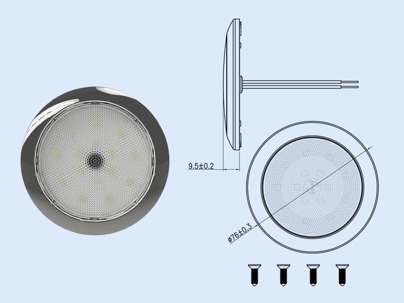 bus ceiling lights YML1360n8