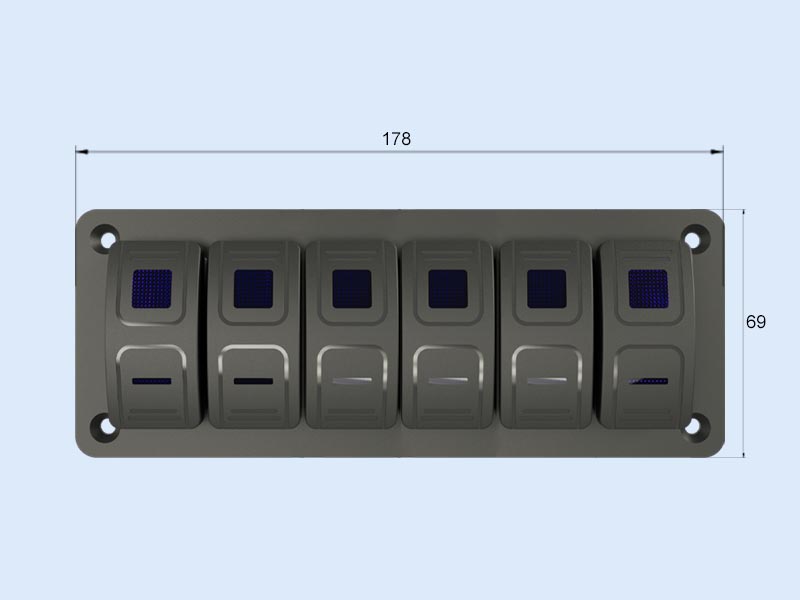 custom marine switch panel YMSAP6G0075P2L01w