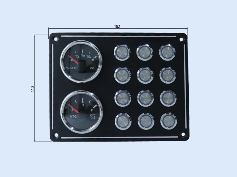 marine push button switch panel  YMSAP12G0714P1L-2WMsuf