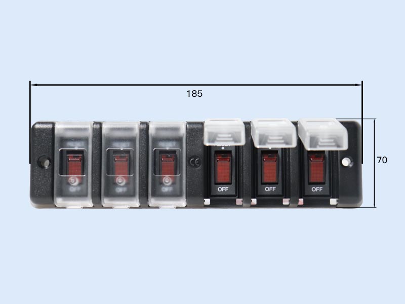 rocker switch panel  YMS-ABS6G8125r37
