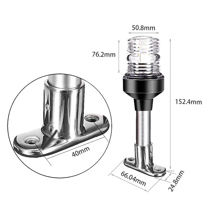 Anchor Light For Boat Marine Yacht Custom YML227