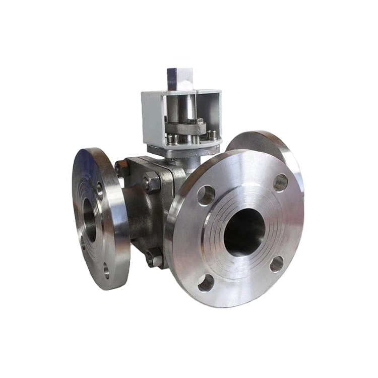 SS304 SS316 3 Piece Flanged Ball Valve
