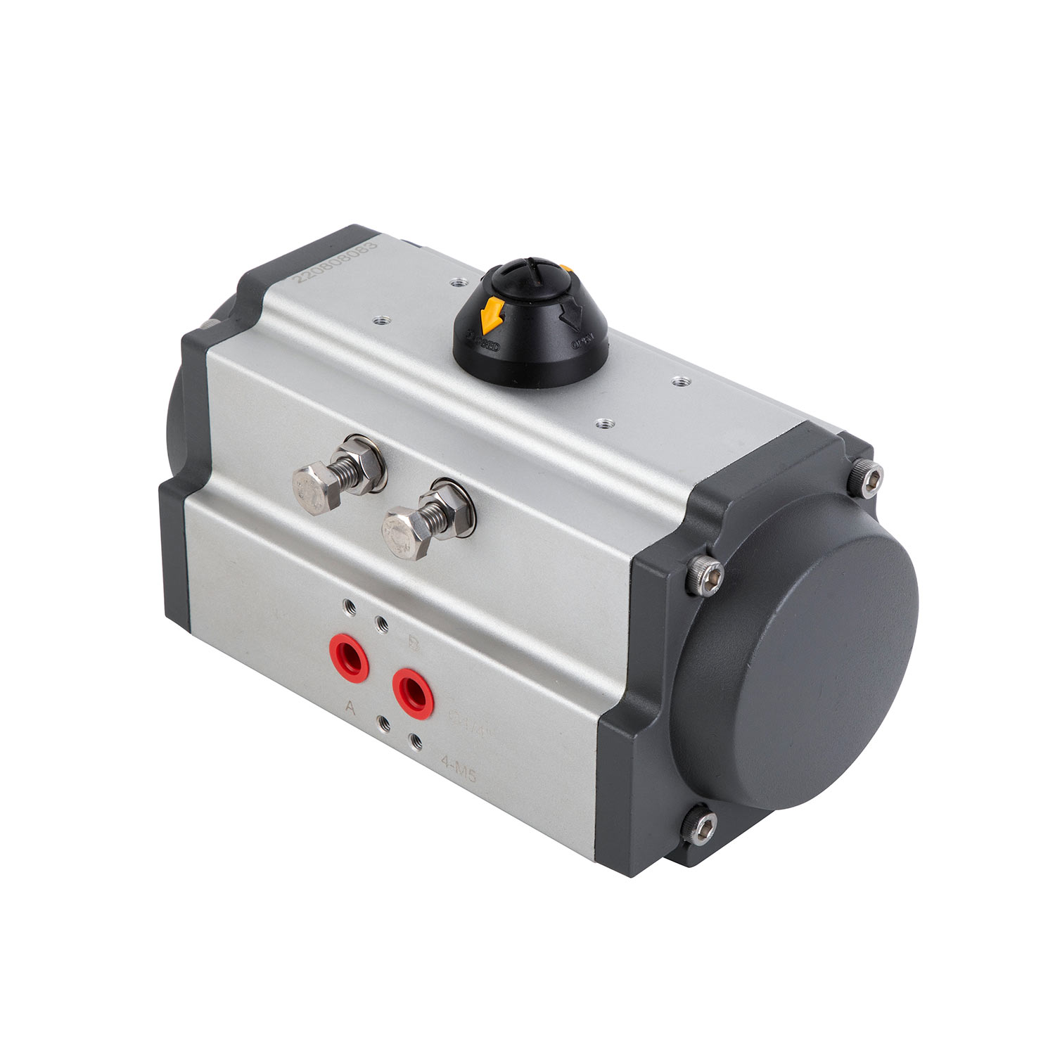 JAT series double acting aluminum alloy 90 degree rotary pneumatic actuator