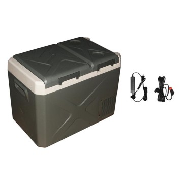 DC 12V 24V Car Refrigerator, Portable Freezer, -4℉-68℉ RV Electric Compressor Cooler 12/24V DC and 100-240V AC for Outdoor, Travel, Camping