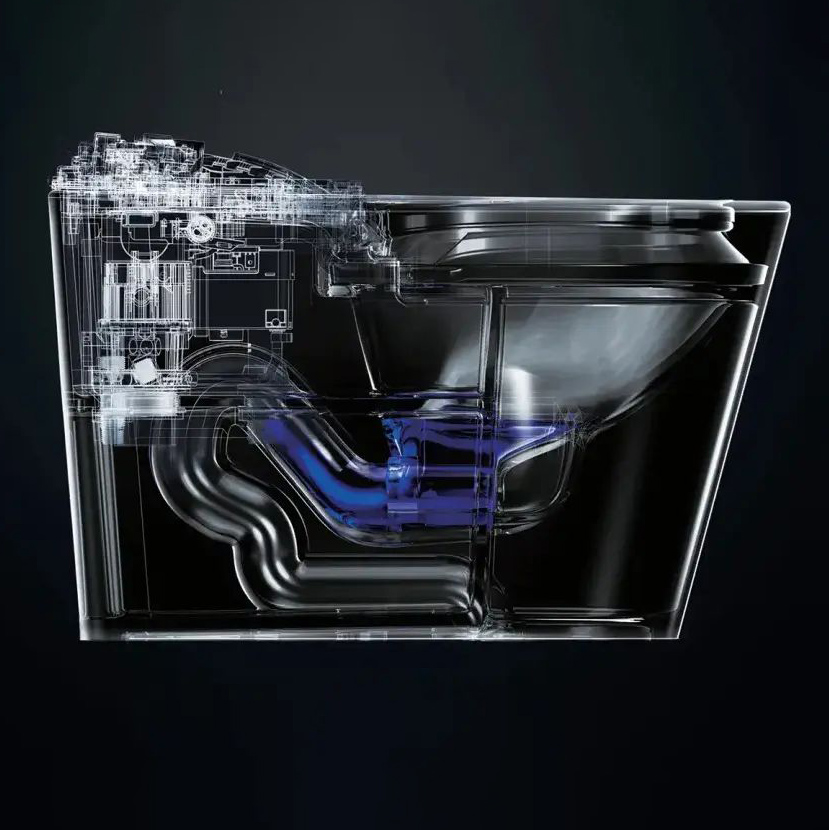 Aquatiz has developed the Eshion flushing system, pioneering the design of low-tank smart toilets and leading the way in flat-panel smart toilet integration.