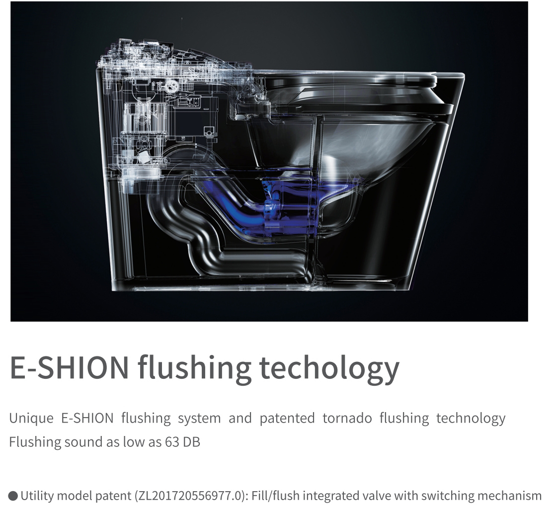 Aquatiz has developed the Eshion flushing system, pioneering the design of low-tank smart toilets and leading the way in flat-panel smart toilet integration. This innovat (.jpg