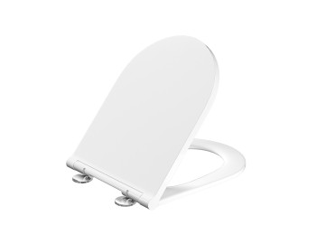 Aquatiz UF Urea Material Ultra Thin Slow Down D-Shape Toilet Seat B6126