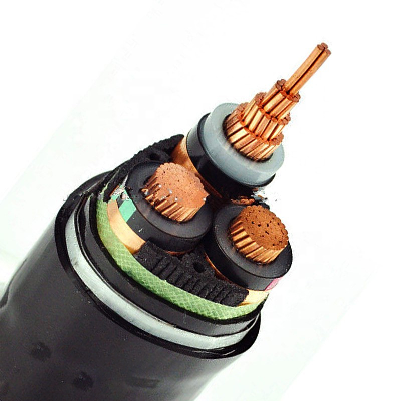 IEC BS 12-20kV-XLPE 절연 PVC 피복 MV 중전압 전원 케이블