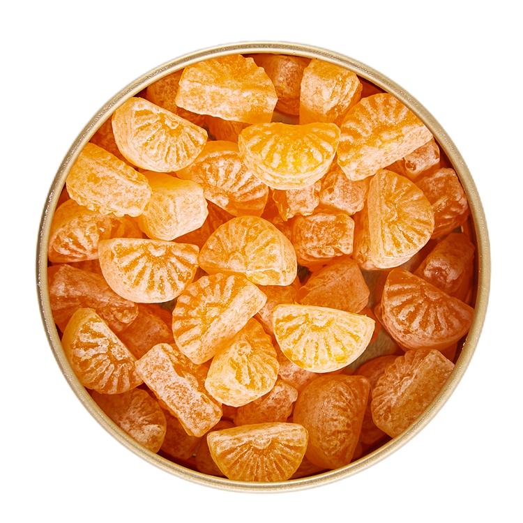 Orange Fruit Flavored Hard Candy Drops (168g)