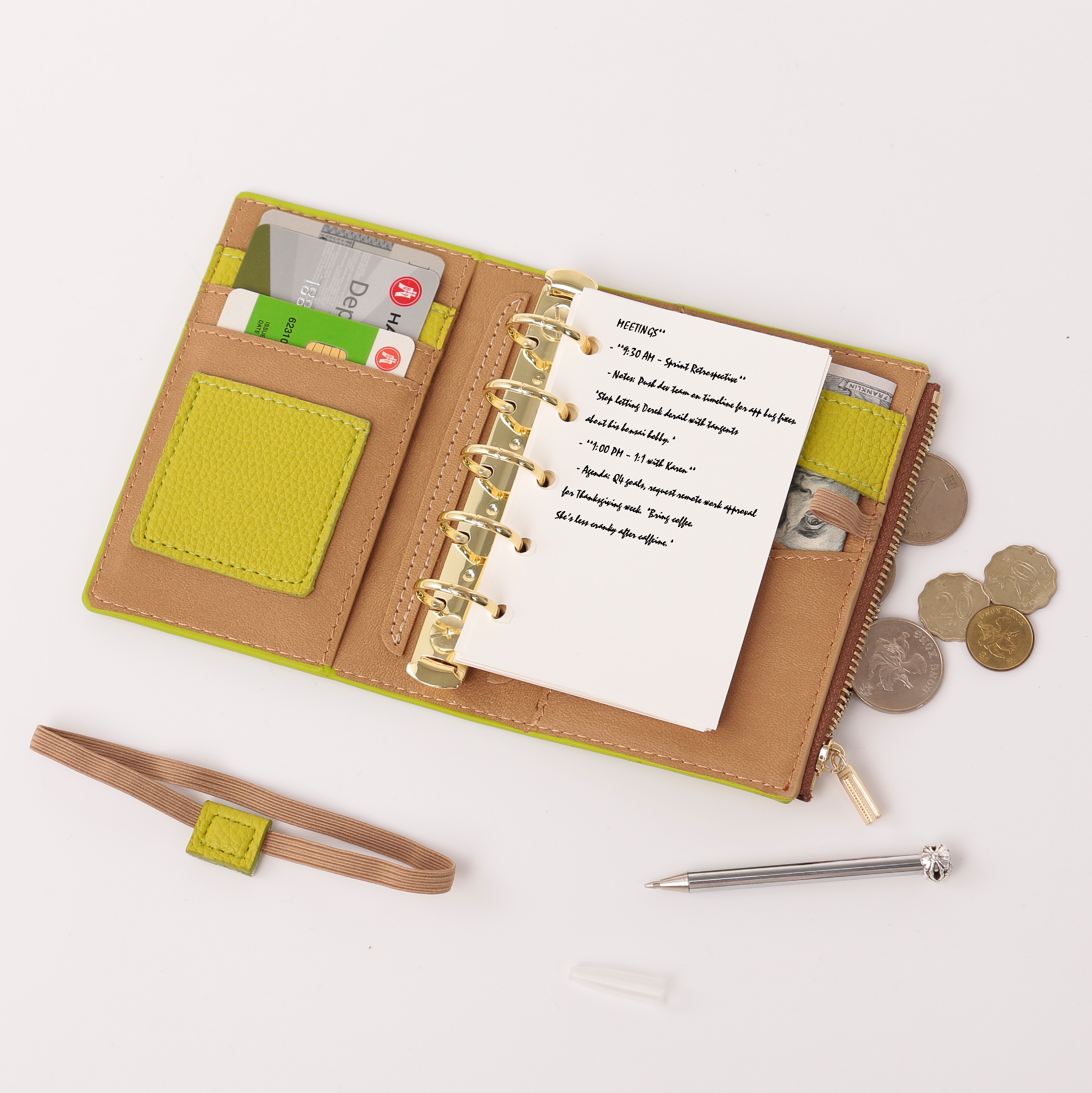 Notebook Wallet,thoughts and essentials in one place