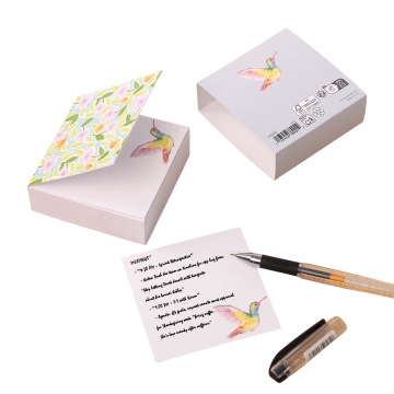 Printed Custom Sticky notes with cover and sleeve