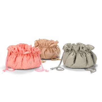 Pintuck Silk Drawstring Jewelry Bag