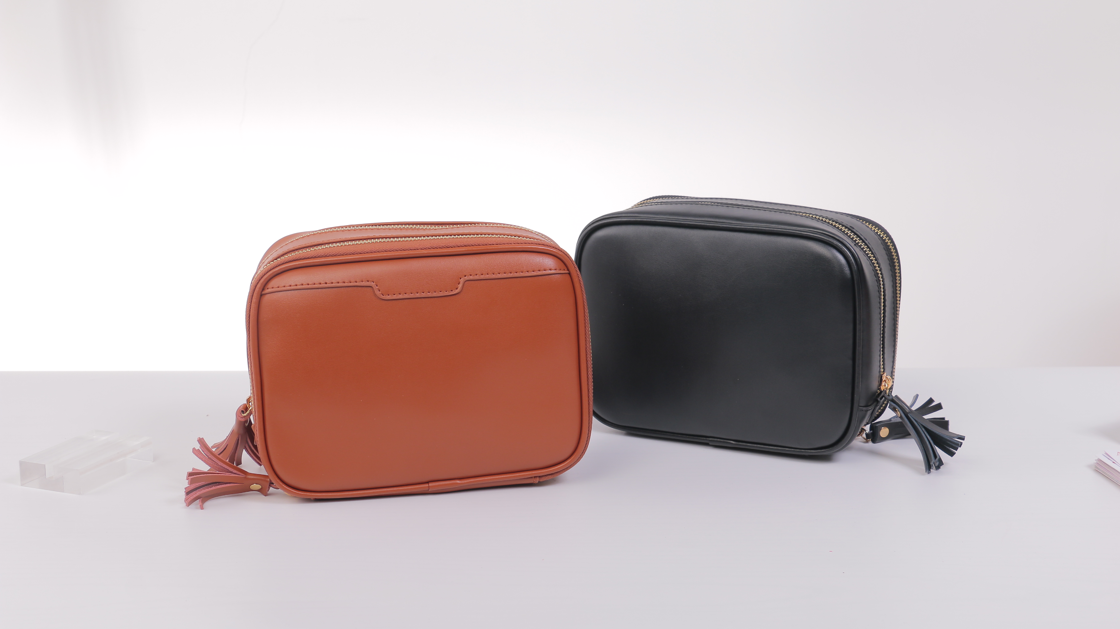 Men's genuine leather toiletry bag