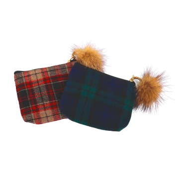 Tartan Plaid Checkered Coin Purses