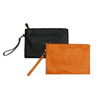 Men's Essential Leather Clutch Bag