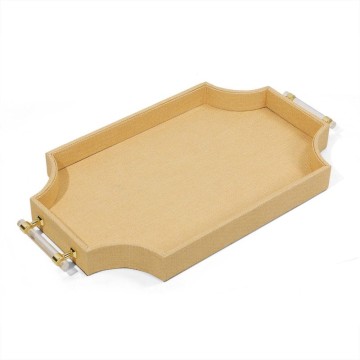 Special scallop edged tray for serving