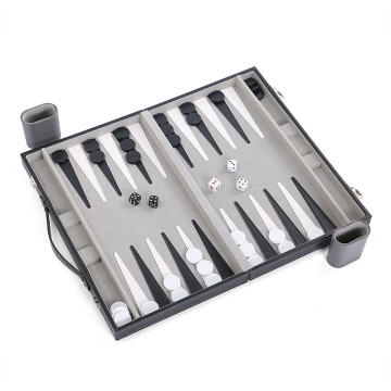 Vegan Leather Backgammon Set