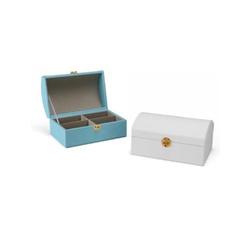 Set of 2 Keepsake box with metal accent