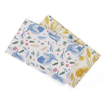 Set Of 2 Cotton Printed Tea Towels In a Cup