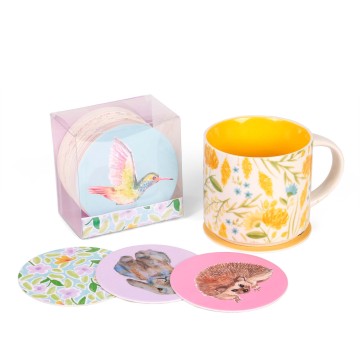 Paper Coaster In Gift Box