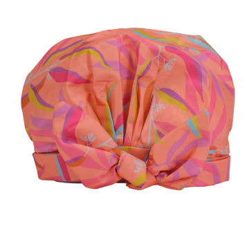 Leaves Print Fabric Durable Waterproof Shower C...
