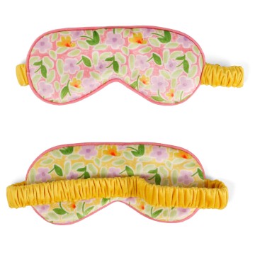 Flowers Velvet Sleep Mask With Perfect Blackout