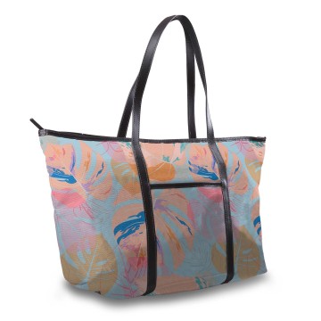 Printed Canvas Shoulder Tote bag