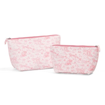 Set of 2 multipurpose quilted pouches