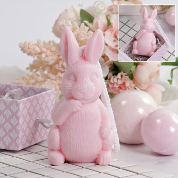 French milled bunny soap on the rope