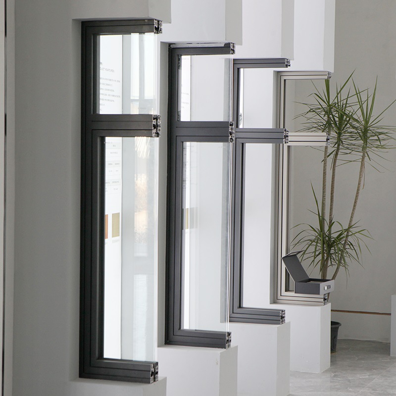JL China manufacturer Double Glazed Aluminum Thermal Break windows