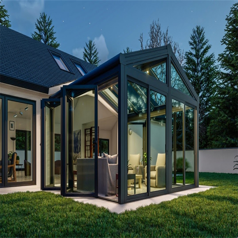 JL customized pool enclosure sunroom aluminum sliding glass room