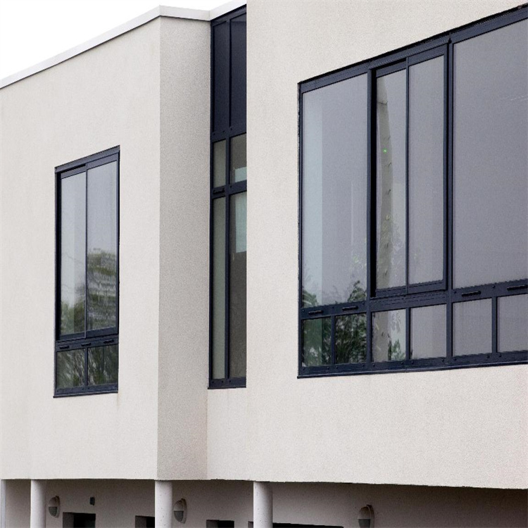 JL Black aluminum casement windows for sale China factory
