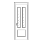 Aluminum Wood Door