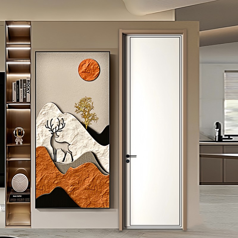 Aluminum and wooden door