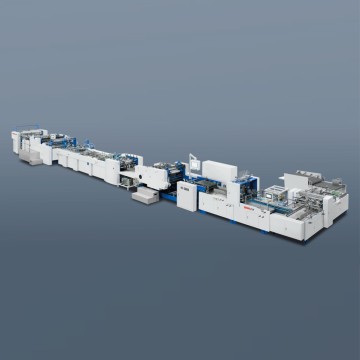 S-600 Fully automatic servo drive double sheets jointed paper bag making machine
