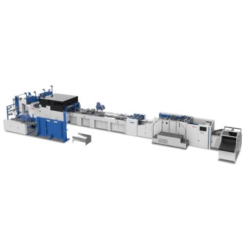 G450/G380 High Speed Sheet fed Paper Bag With Handle Pasting Machine