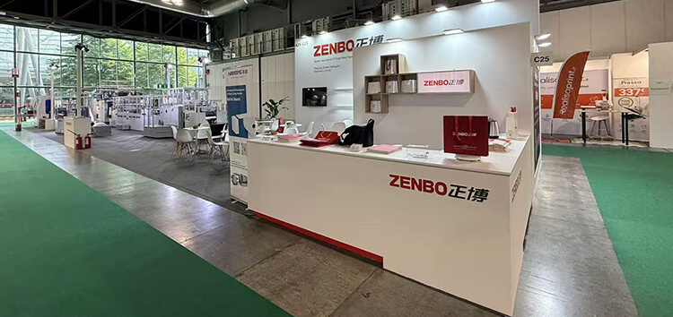 Zenbo makes its debut at the Milan Packaging Exhibition, with its high-speed paper bag machine attracting attention from European clients.