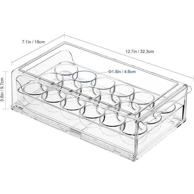 Egg Storage Containers with Drawer (7)48f