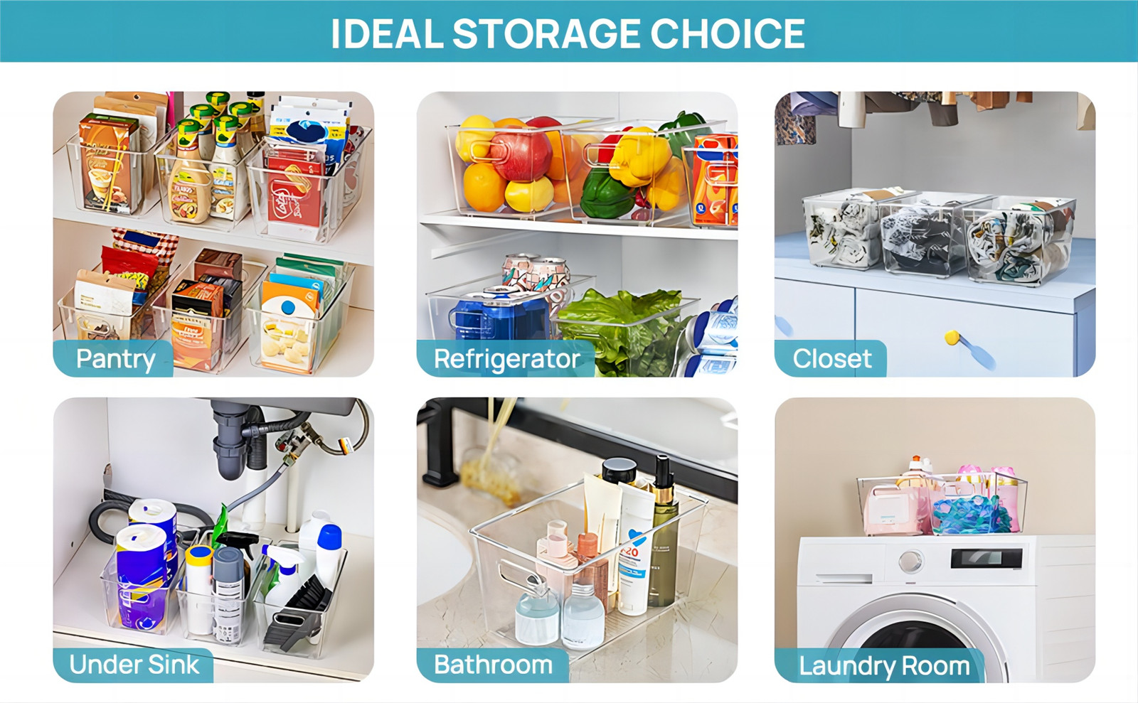 Contenedores organizadores para refrigerador (9)47z