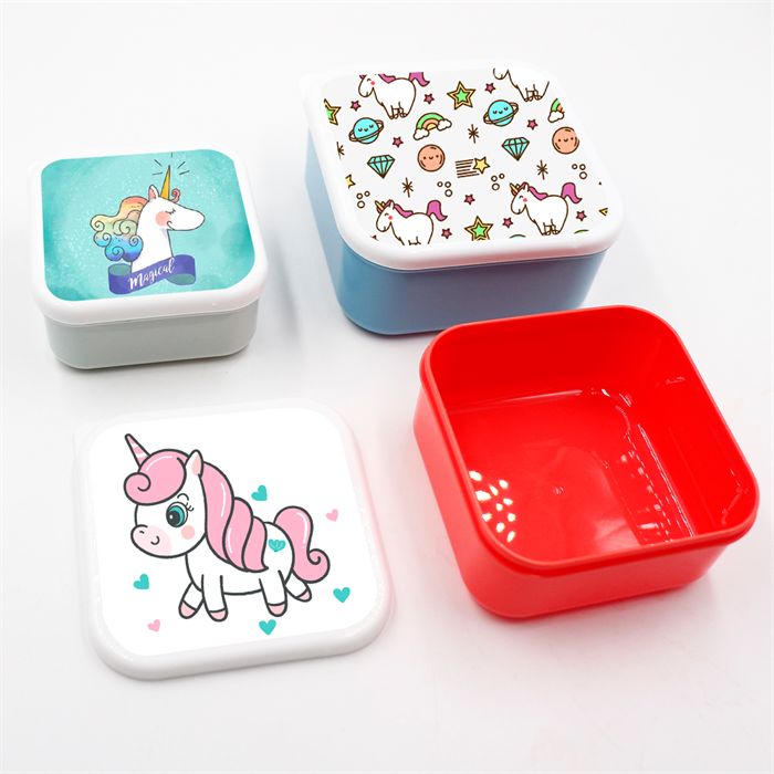 Plastic Food Storage Container Set Portion Control Snack Box Containers (3)2zh