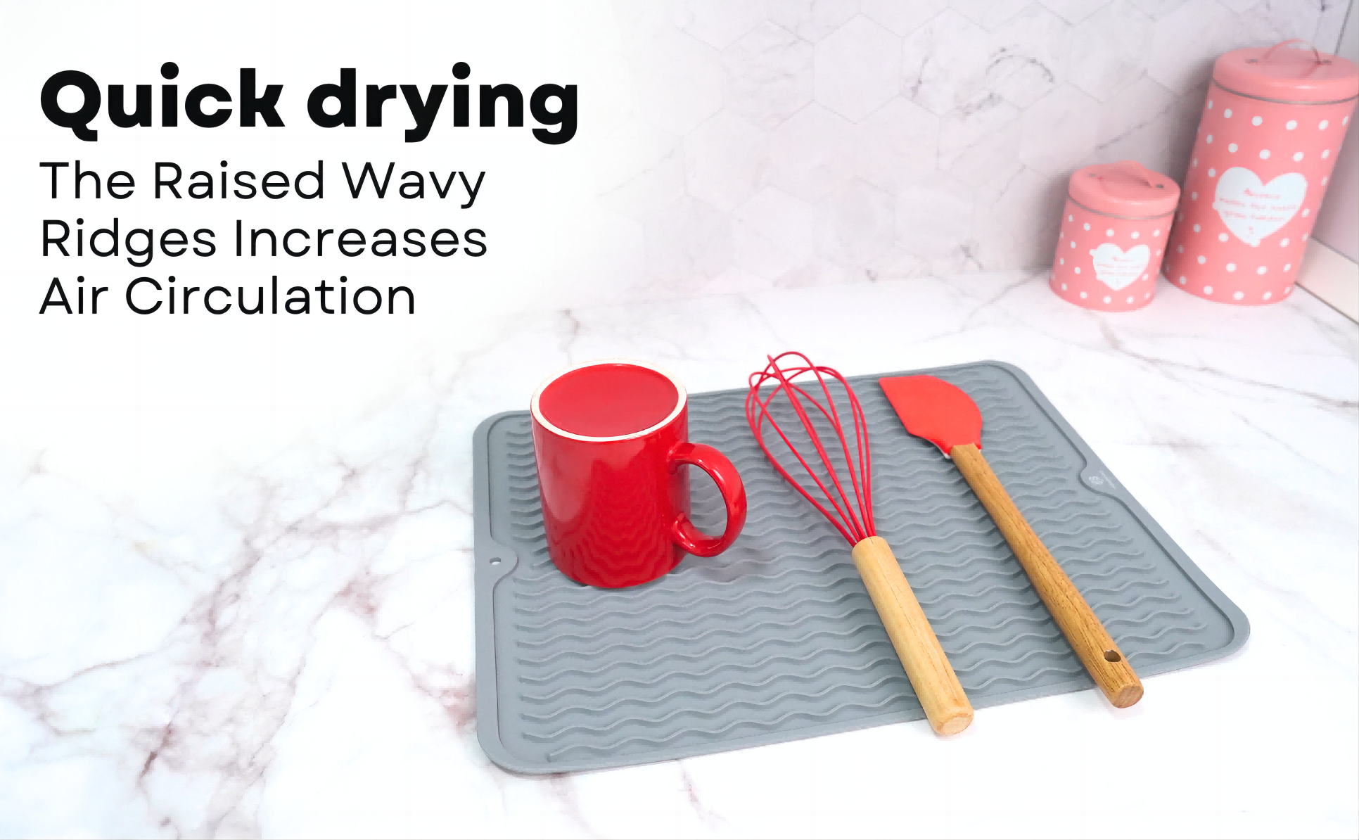 Silicone Dish Drying Mat for Kitchen Counter Large 1 (3)su7