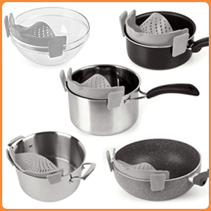 ที่กรองอาหารซิลิโคน Hands-Free Pan Strainer 1 (5)ns5