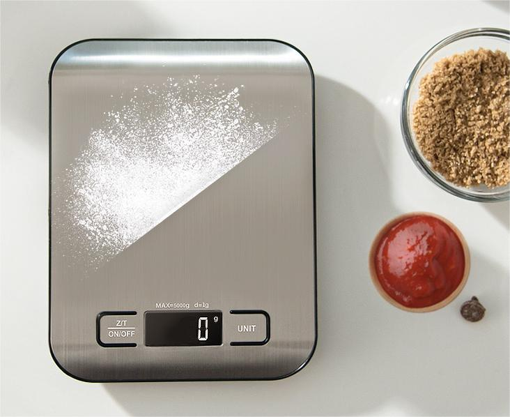 304 Stainless Steel Digital Kitchen Scale 1(8)คุ่