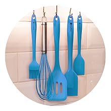 Ensemble d'ustensiles de cuisine de base en silicone 1 (5) 77n