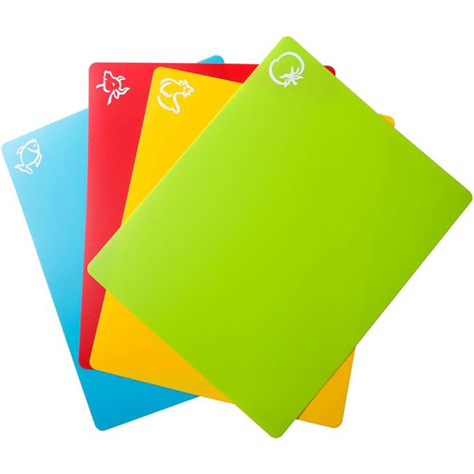 Extra thick plastic cutting board mats