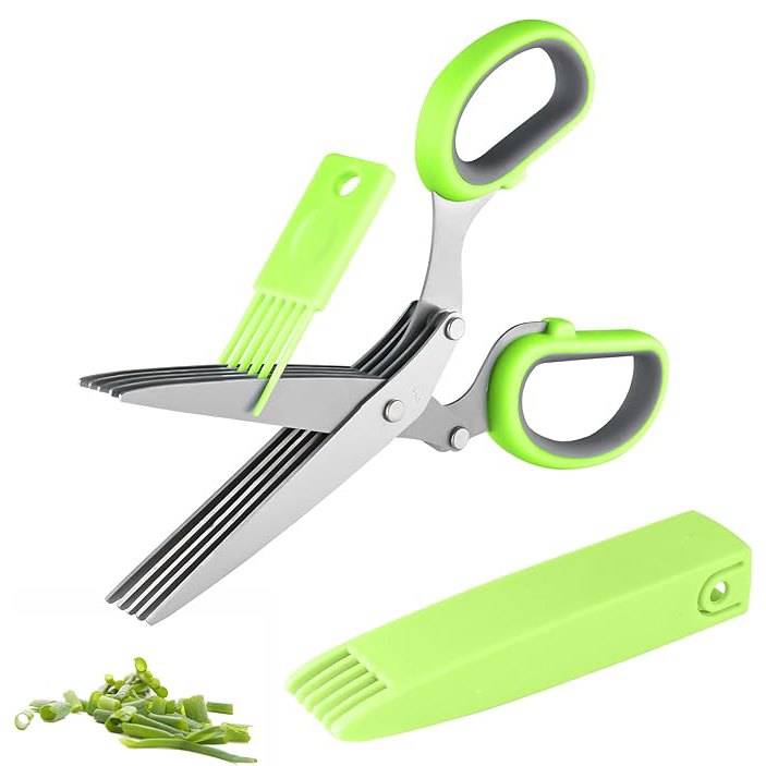 Multipurpose 5 Blade Kitchen Herb Scissors